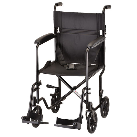 Transport Chair - 19" with Swing Away Footrests