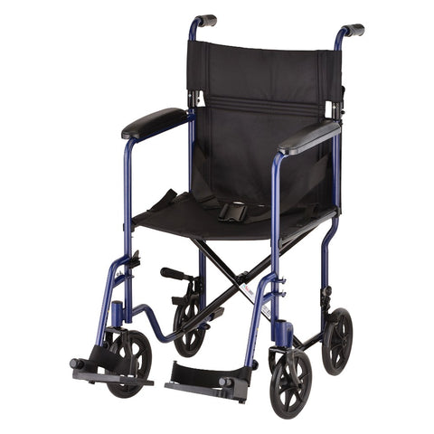 Transport Chair - 19" with Swing Away Footrests