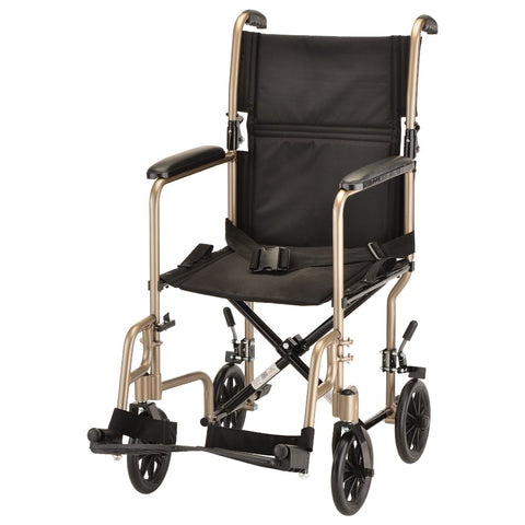 Transport Chair - 19" with Swing Away Footrests