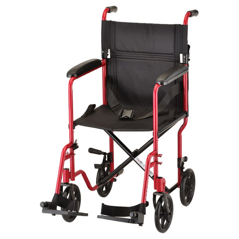 Transport Chair - 19" with Swing Away Footrests