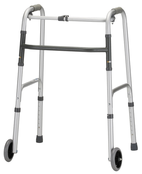 Folding Walker with 5" Wheels- Adult