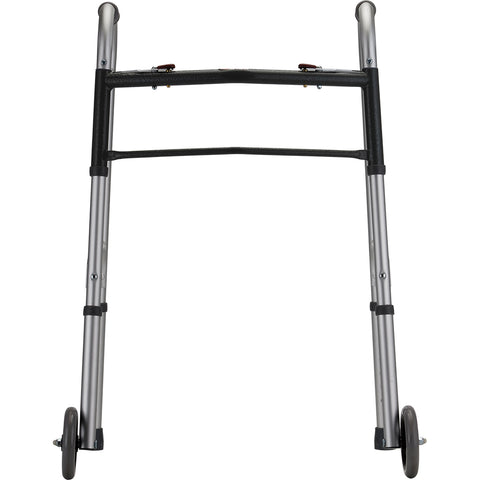 Folding Walker with 5" Wheels 2 Button Standard