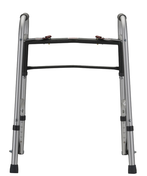 Folding Walker with 5" Wheels 2 Button- Small