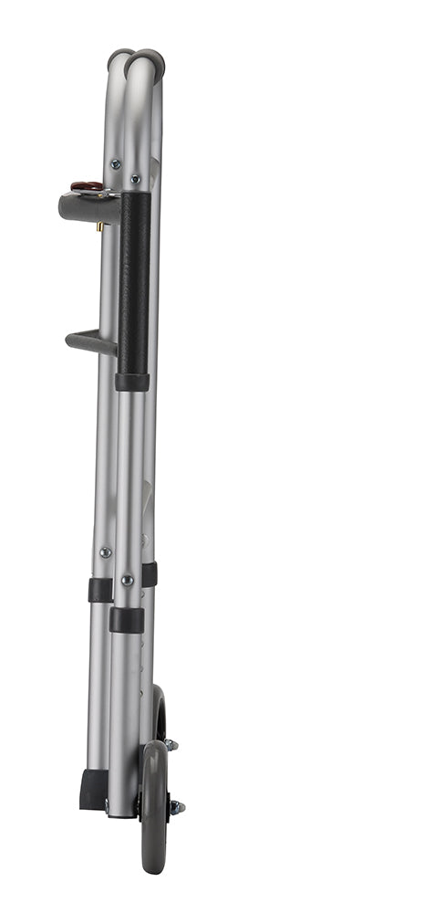 Folding Walker with 5" Wheels 2 Button- Small