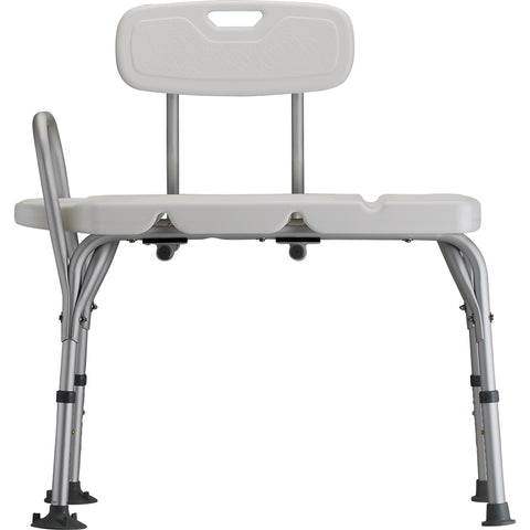 Transfer Bench With Soap Tray & Detachable Back